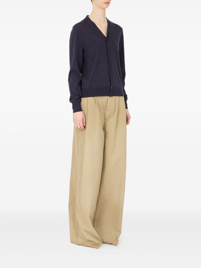 Maison Margiela Sweaters Blue Wool