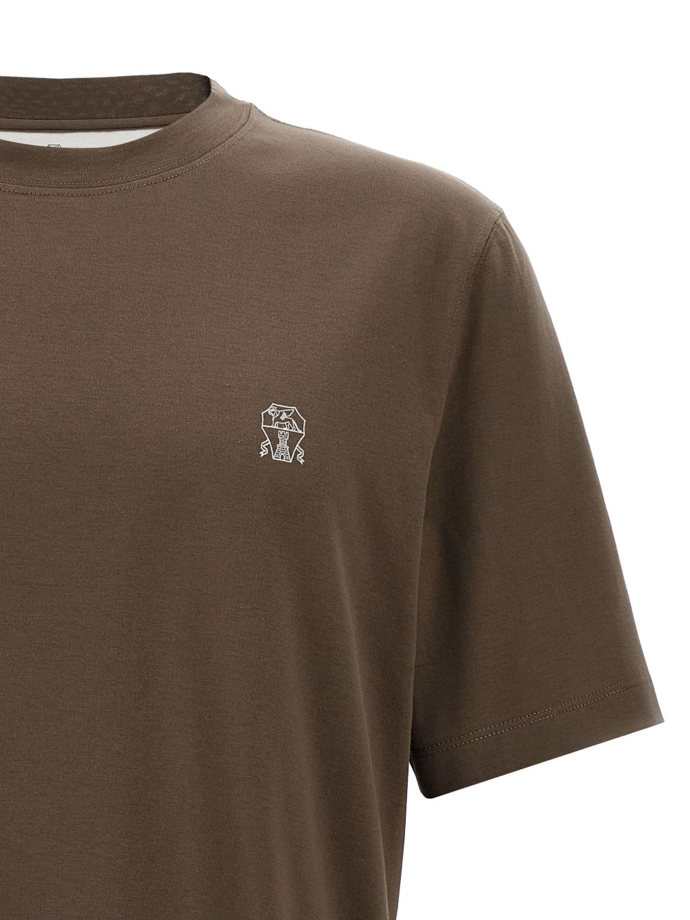 Brunello Cucinelli T-Shirts And Polos Marrone