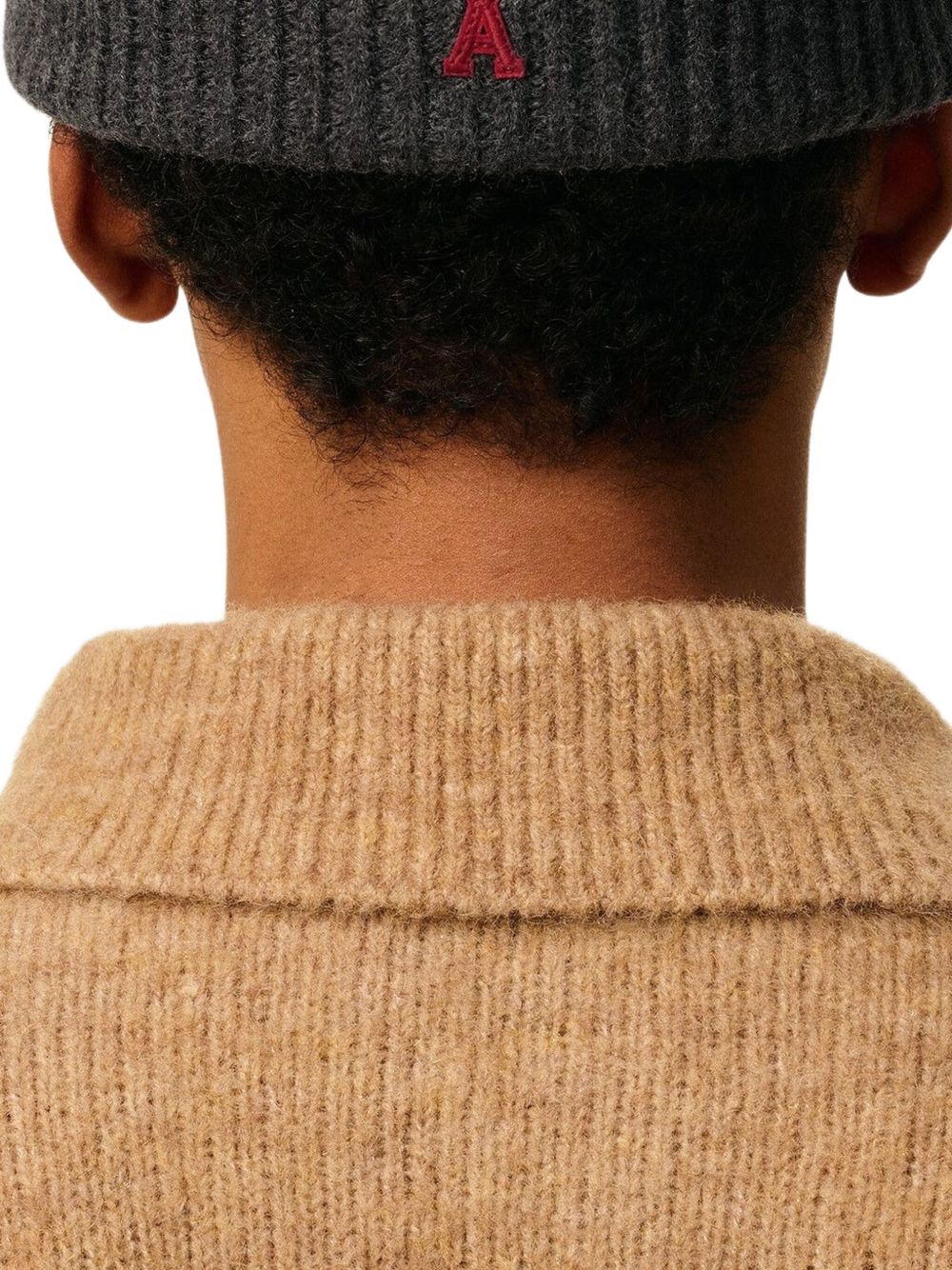 Ami Paris Hats Grey Wool