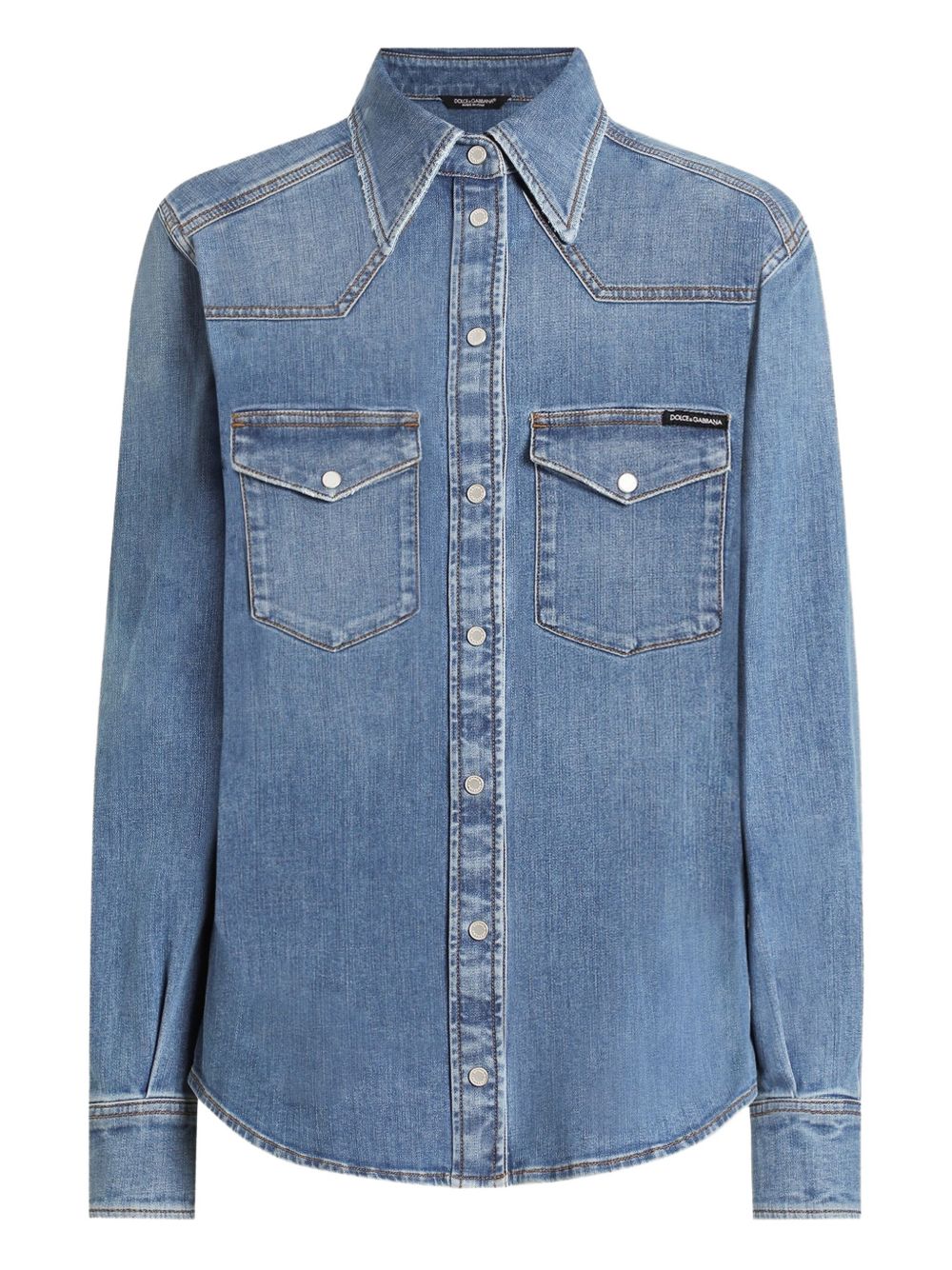 Dolce & Gabbana Shirts Clear Blue Co+ea