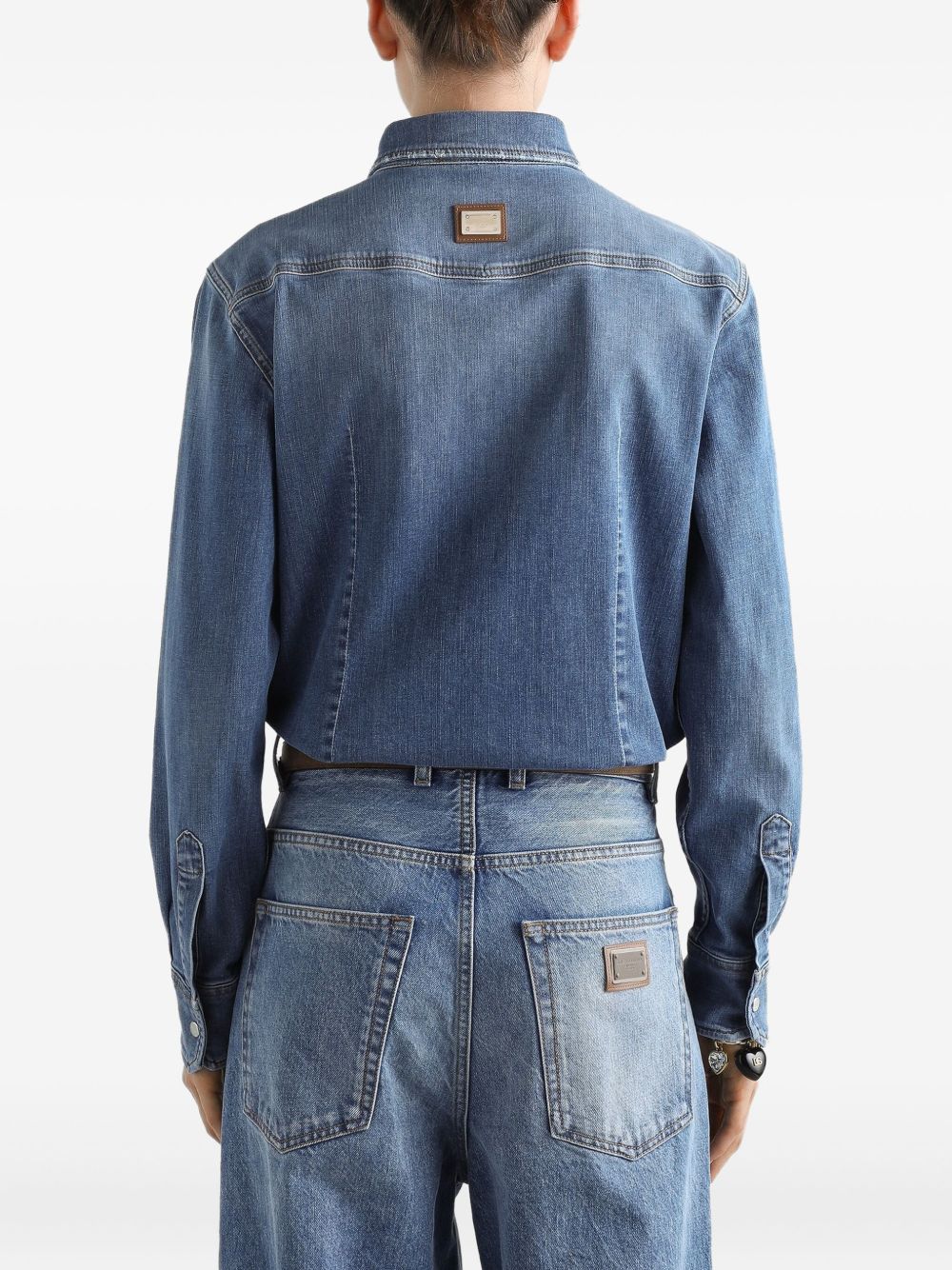 Dolce & Gabbana Shirts Clear Blue Co+ea