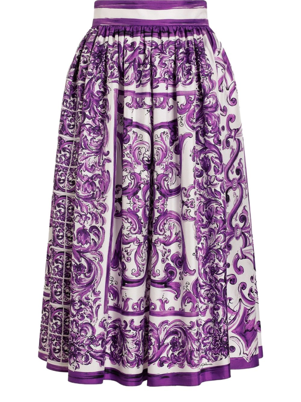 Dolce & Gabbana Skirts Purple Natural (other)->silk100.0 %