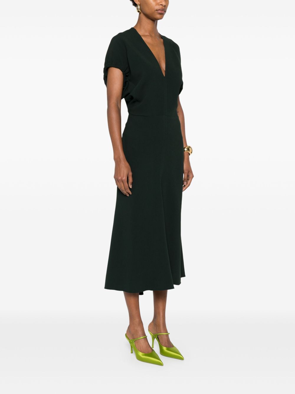 Victoria Beckham Dresses Green Viscose