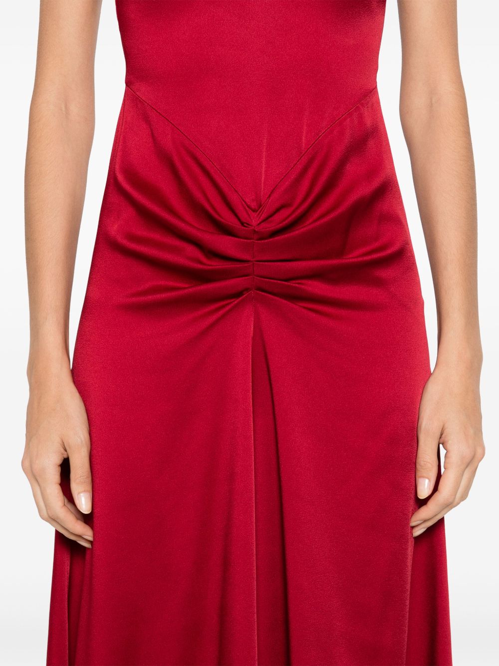 Victoria Beckham Dresses Red Outer: Acetate