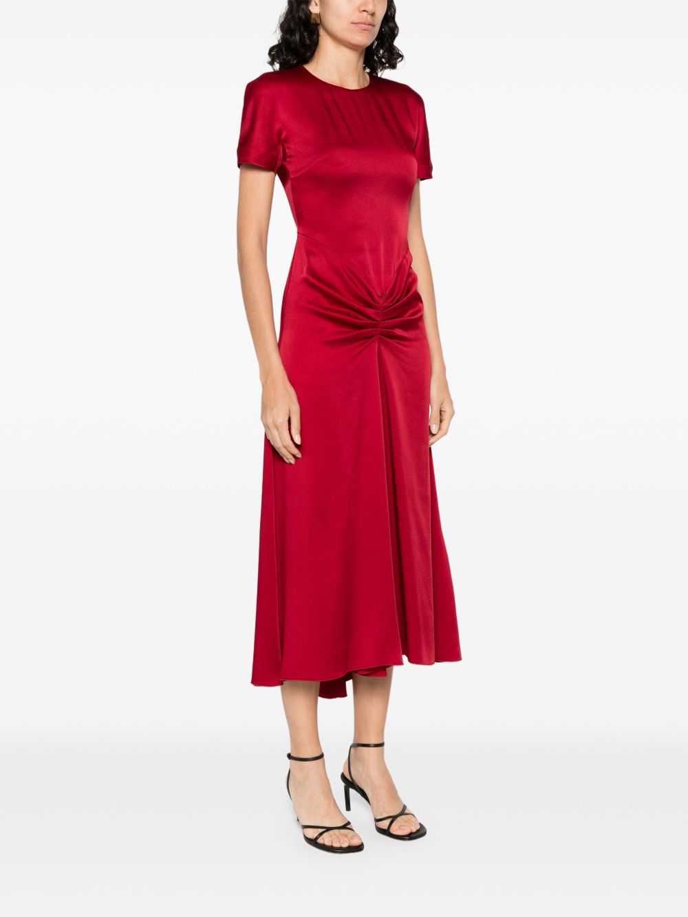 Victoria Beckham Dresses Red Outer: Acetate