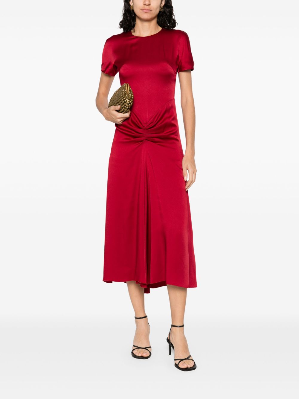 Victoria Beckham Dresses Red Outer: Acetate