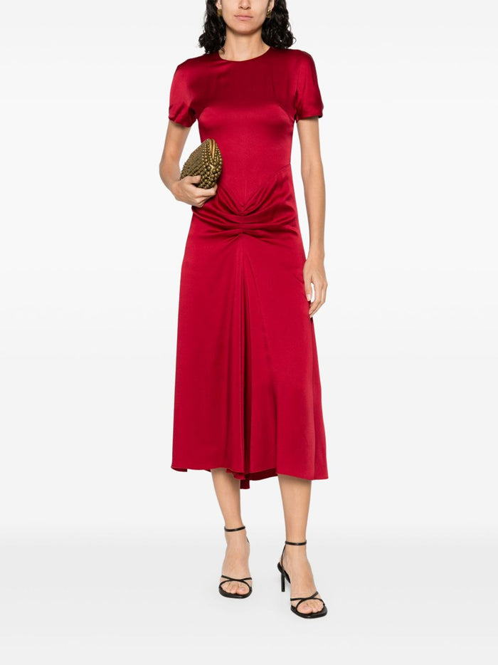Victoria Beckham Dresses Red Outer: Acetate