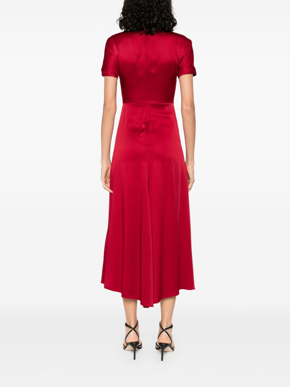 Victoria Beckham Dresses Red Outer: Acetate