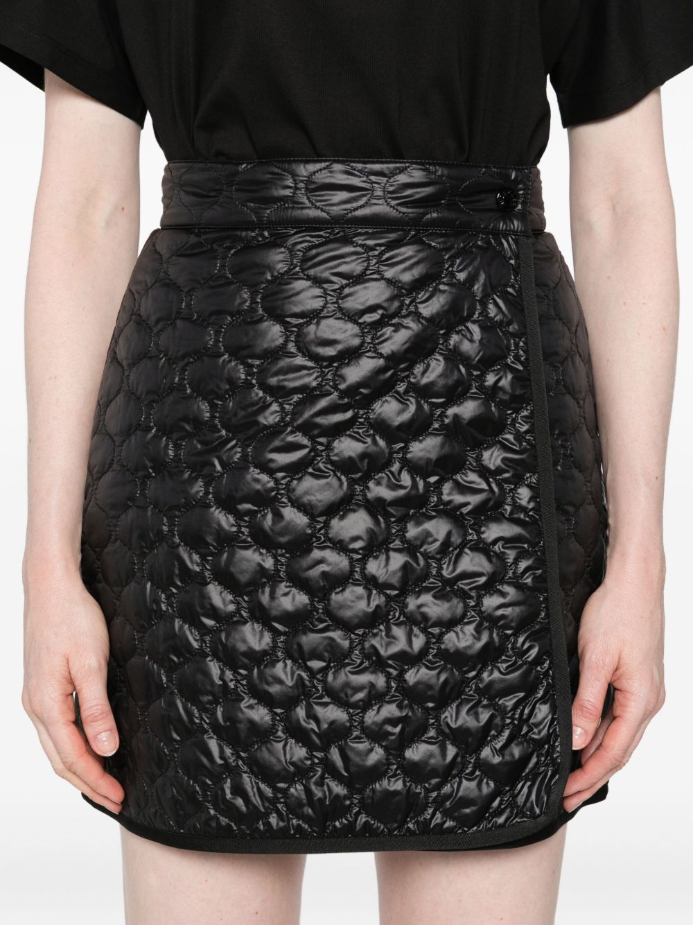Moncler Skirts Black Outer: Polyamide/nylon