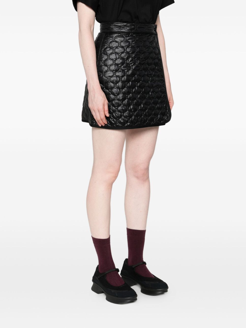 Moncler Skirts Black Outer: Polyamide/nylon