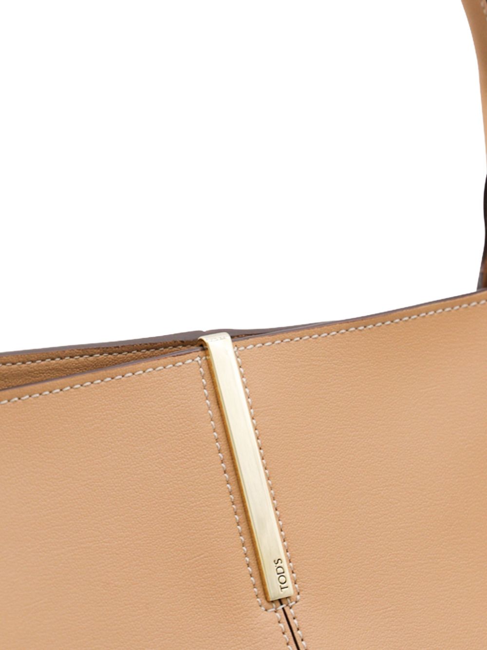 Tods Bags Camel Calf Leather