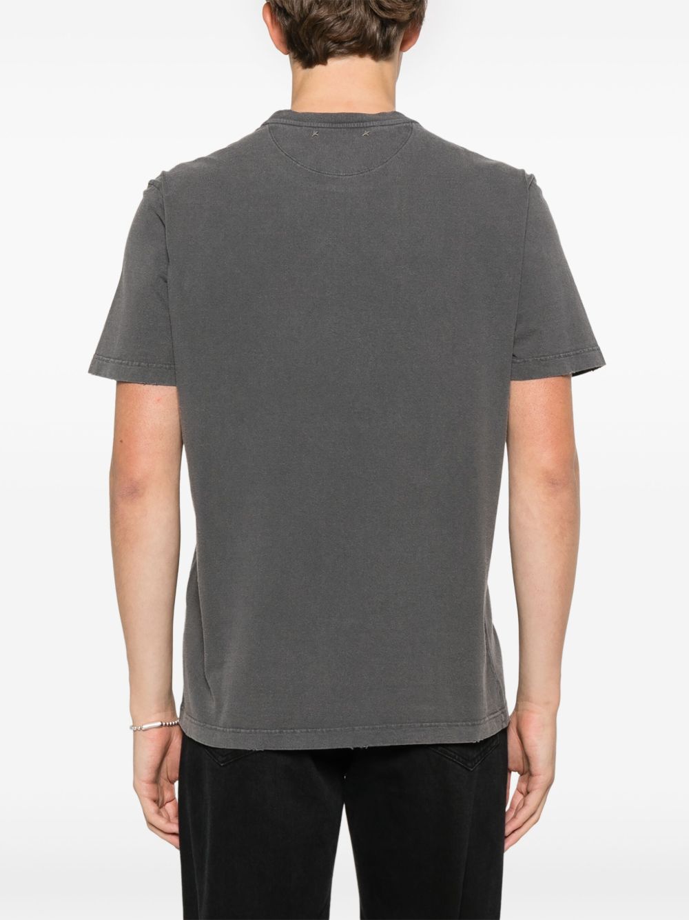Golden Goose T-Shirts And Polos Grey Natural (veg)->cotton100.0 %