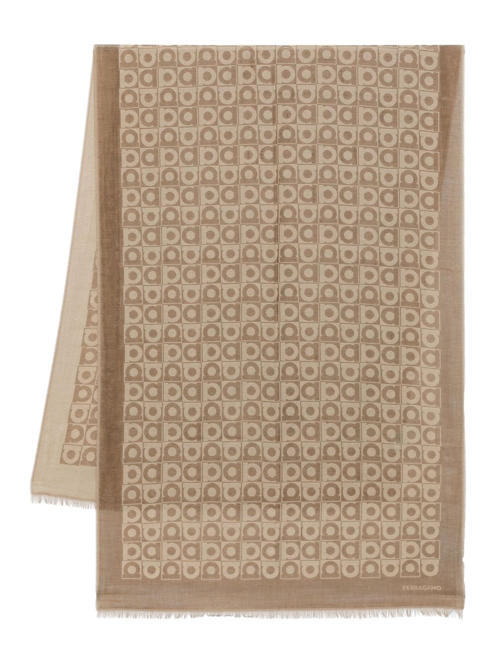 Ferragamo Scarfs Brown Cotton