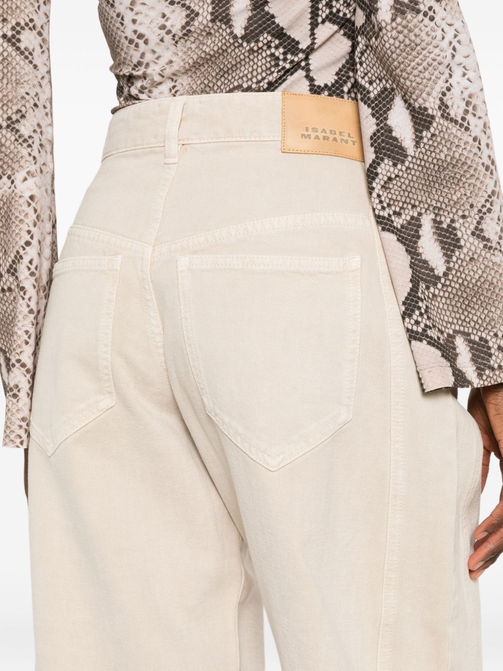 Isabel Marant Jeans Beige Outer: Cotton