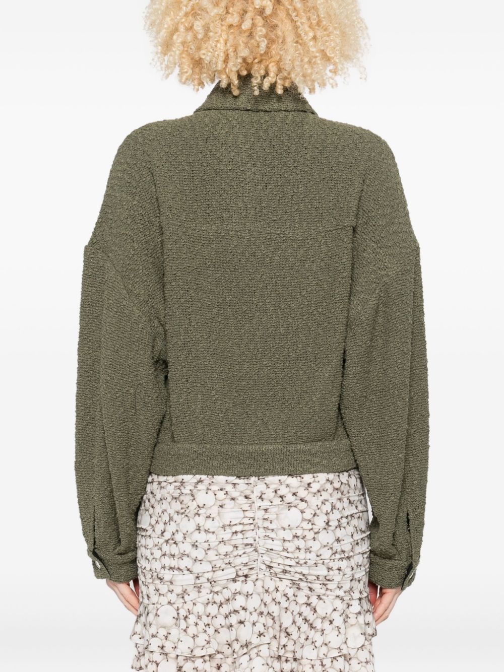 Iro Jackets Green Outer: Cotton