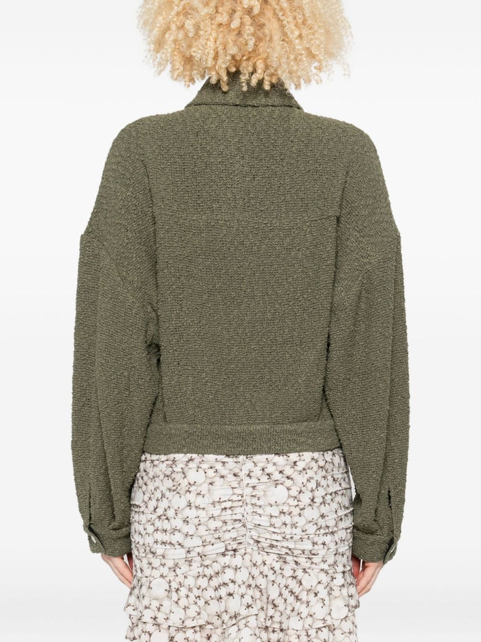 Iro Jackets Green Outer: Cotton
