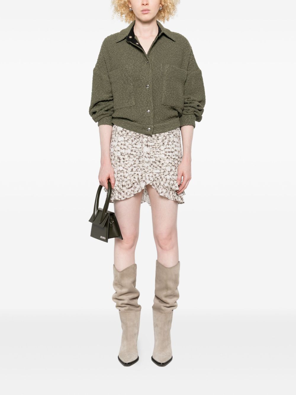Iro Jackets Green Outer: Cotton