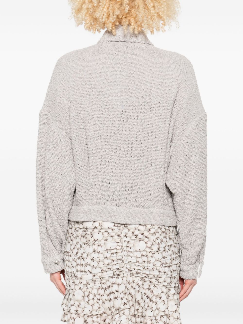 Iro Jackets Light Grey Outer: Cotton