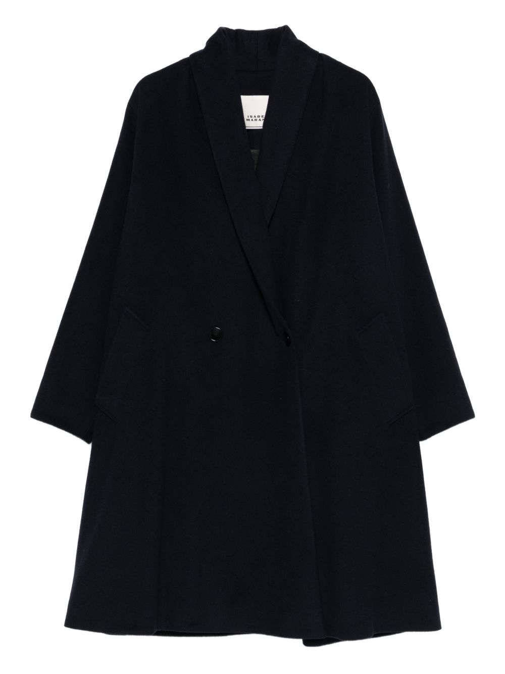 Isabel Marant Coats Black Outer: Virgin Wool