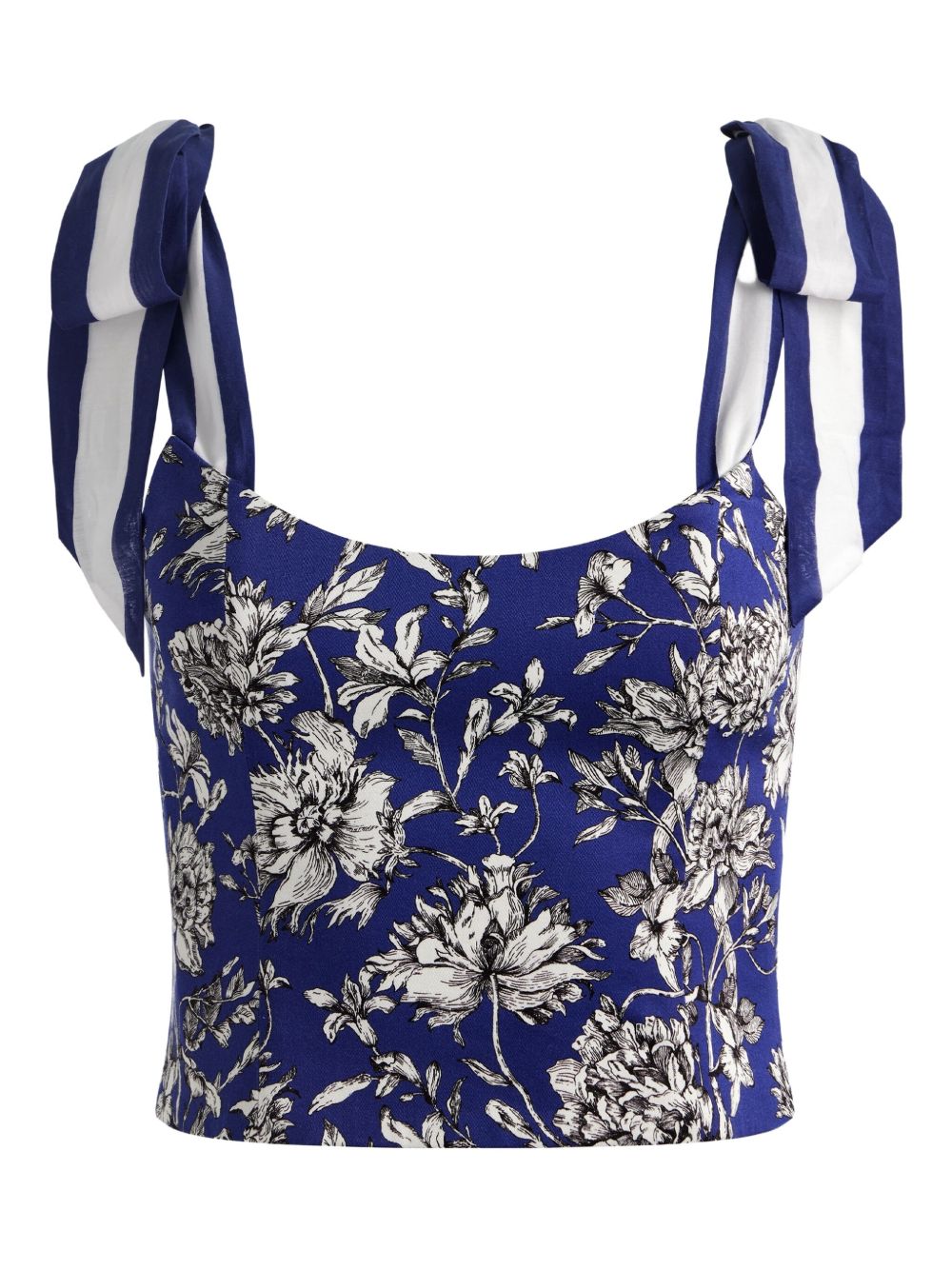 Alice + Olivia Top Blue Body: Pure Cotton