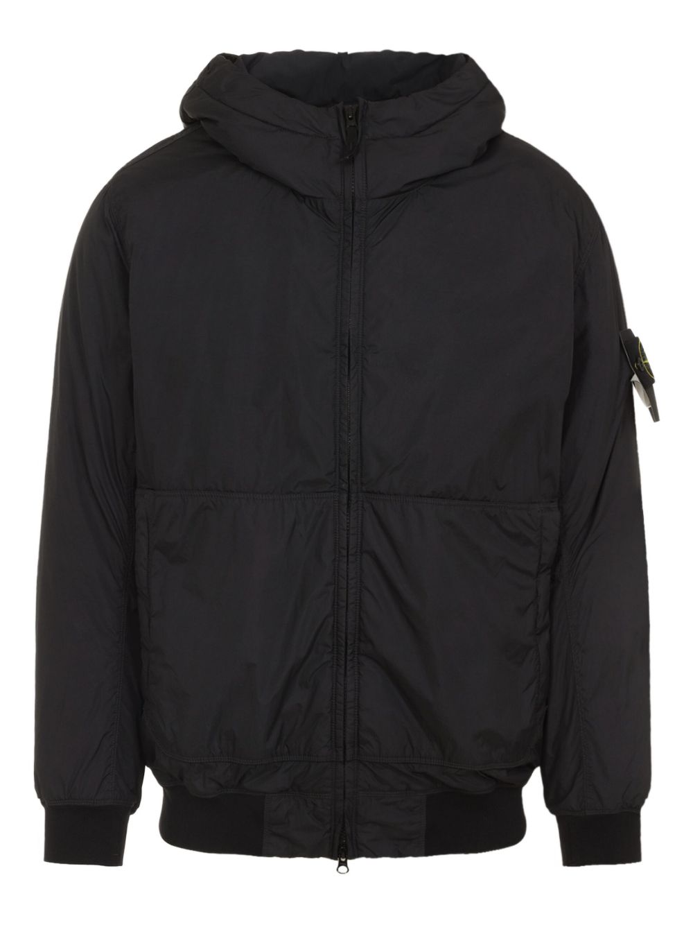 Stone Island Coats Black Polyamide