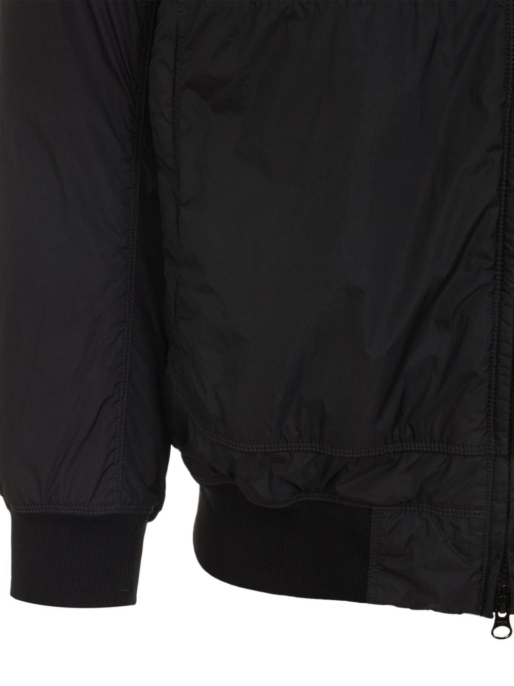 Stone Island Coats Black Polyamide