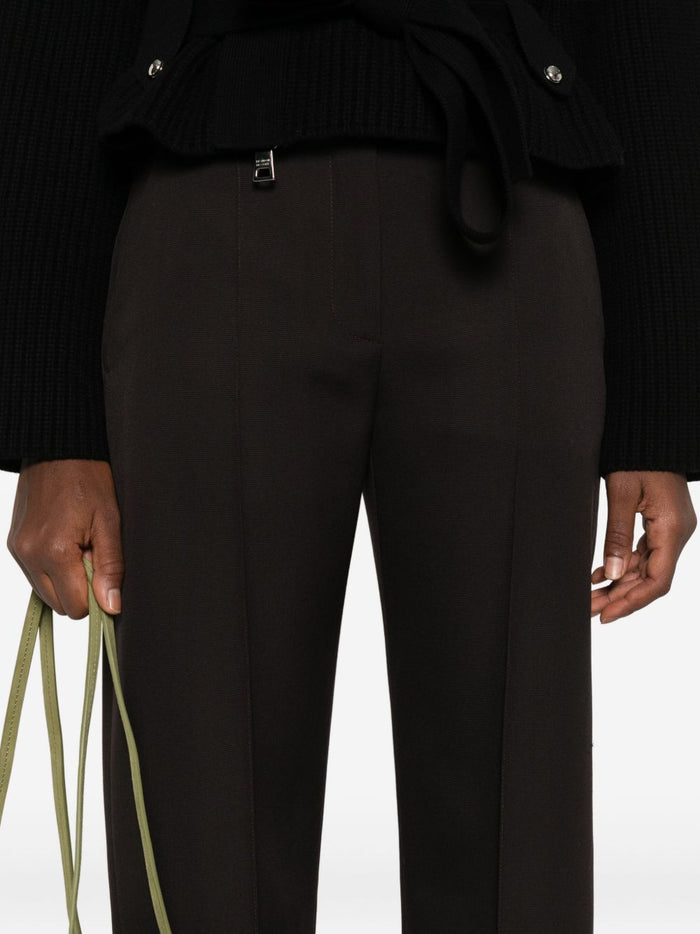Alexander McQueen Trousers Brown Outer: Wool