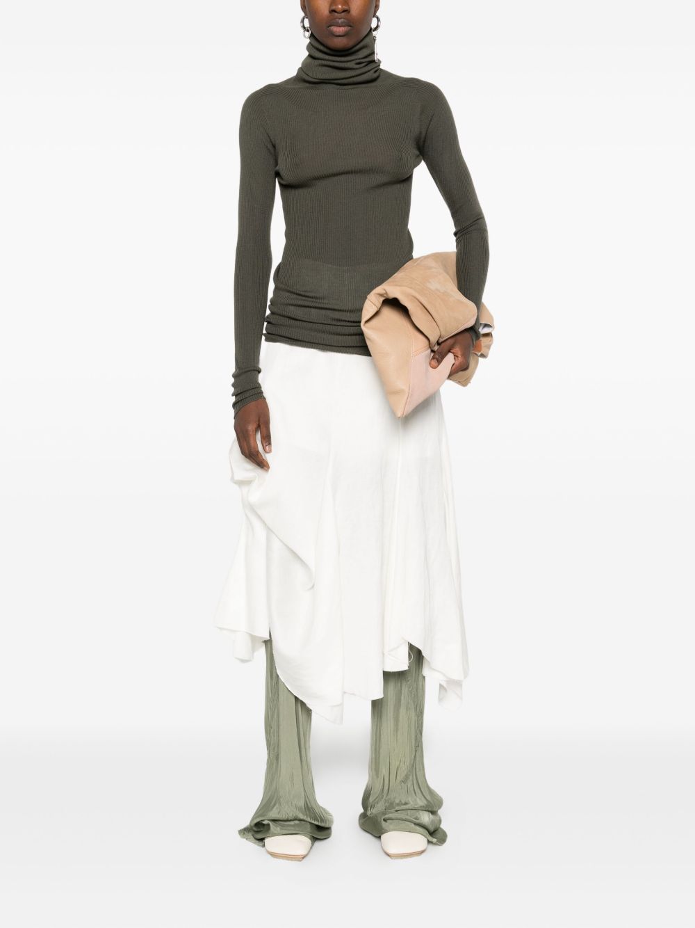 Rick Owens Sweaters Green Virgin Wool