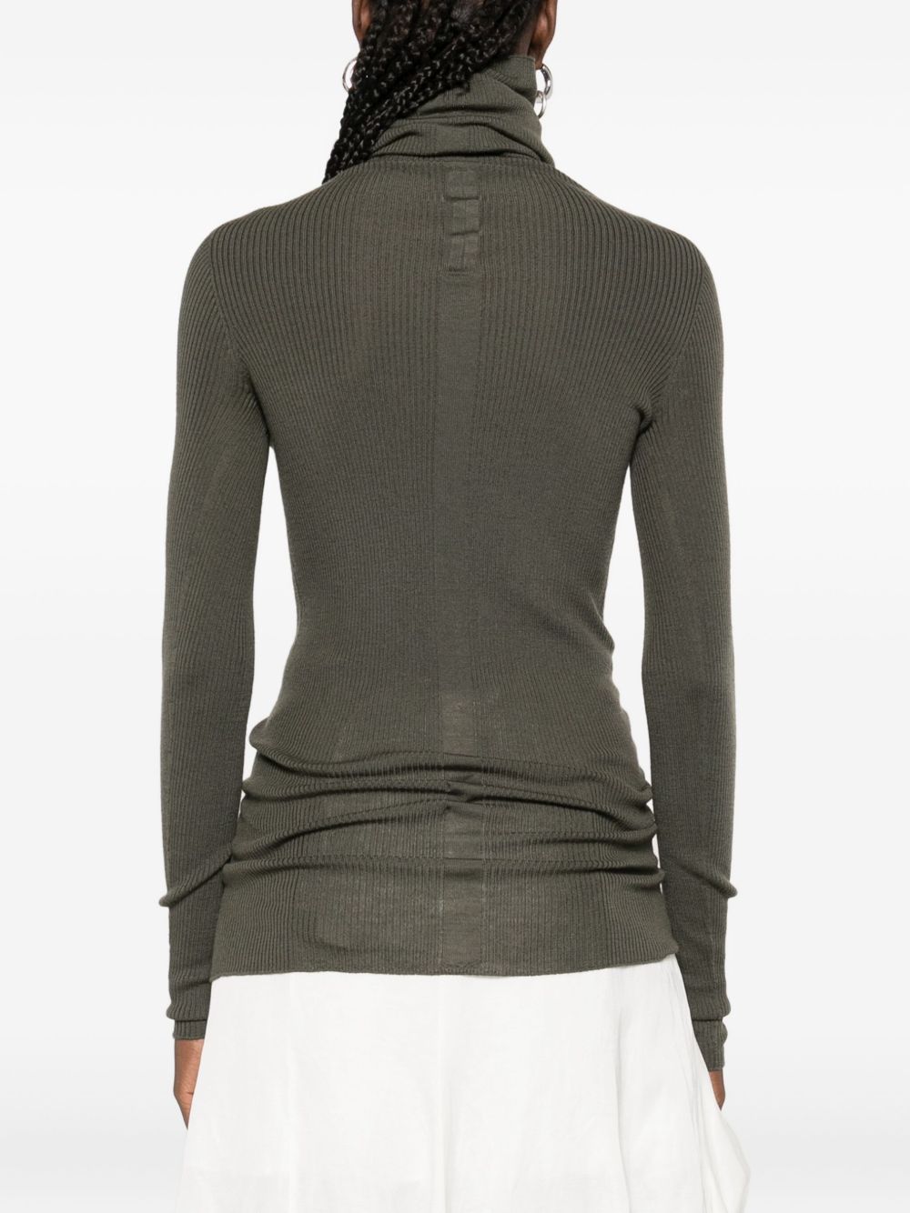 Rick Owens Sweaters Green Virgin Wool