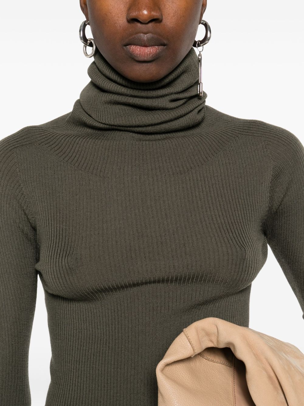 Rick Owens Sweaters Green Virgin Wool