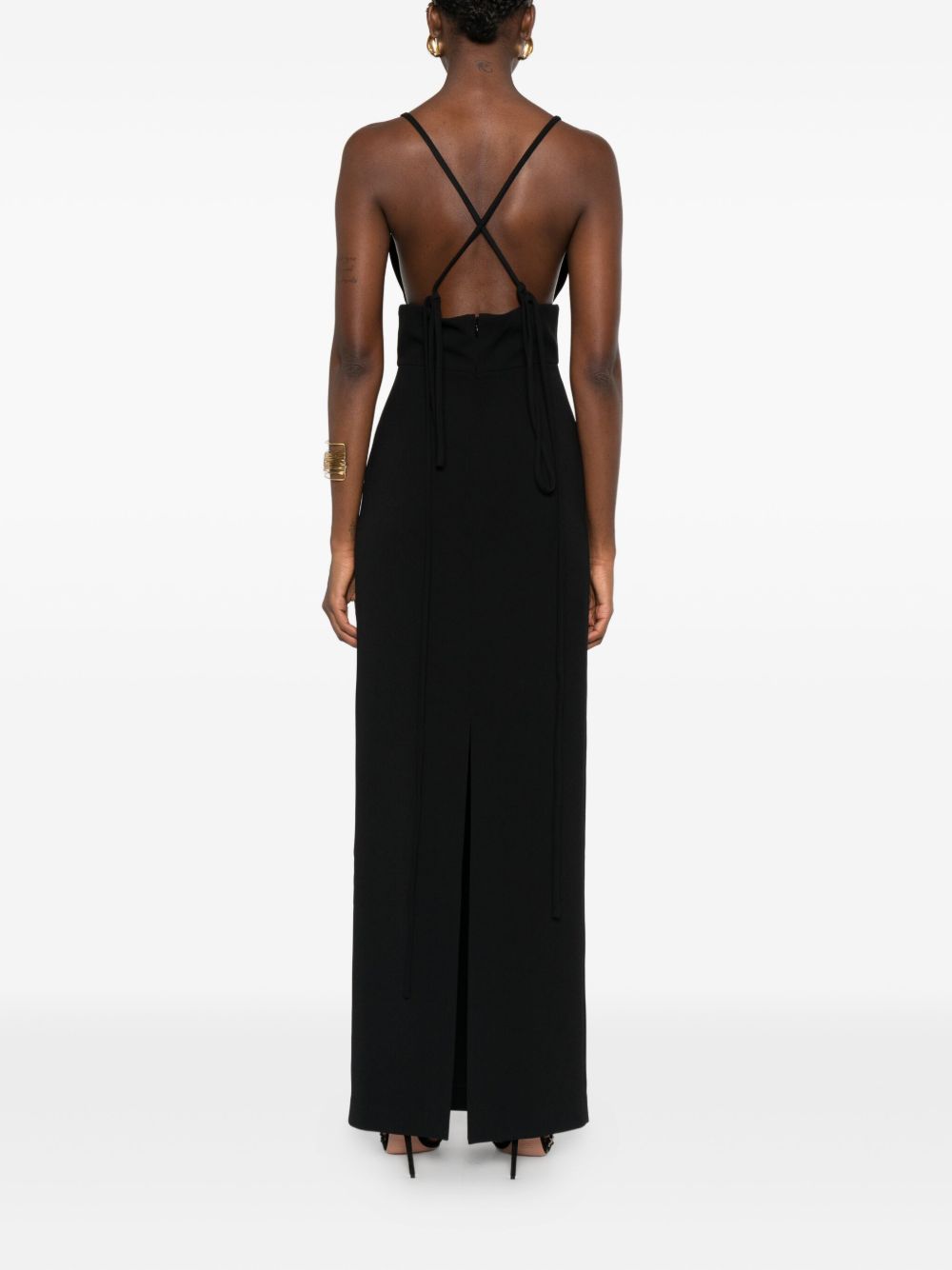 Solace London Dresses Black Polyester