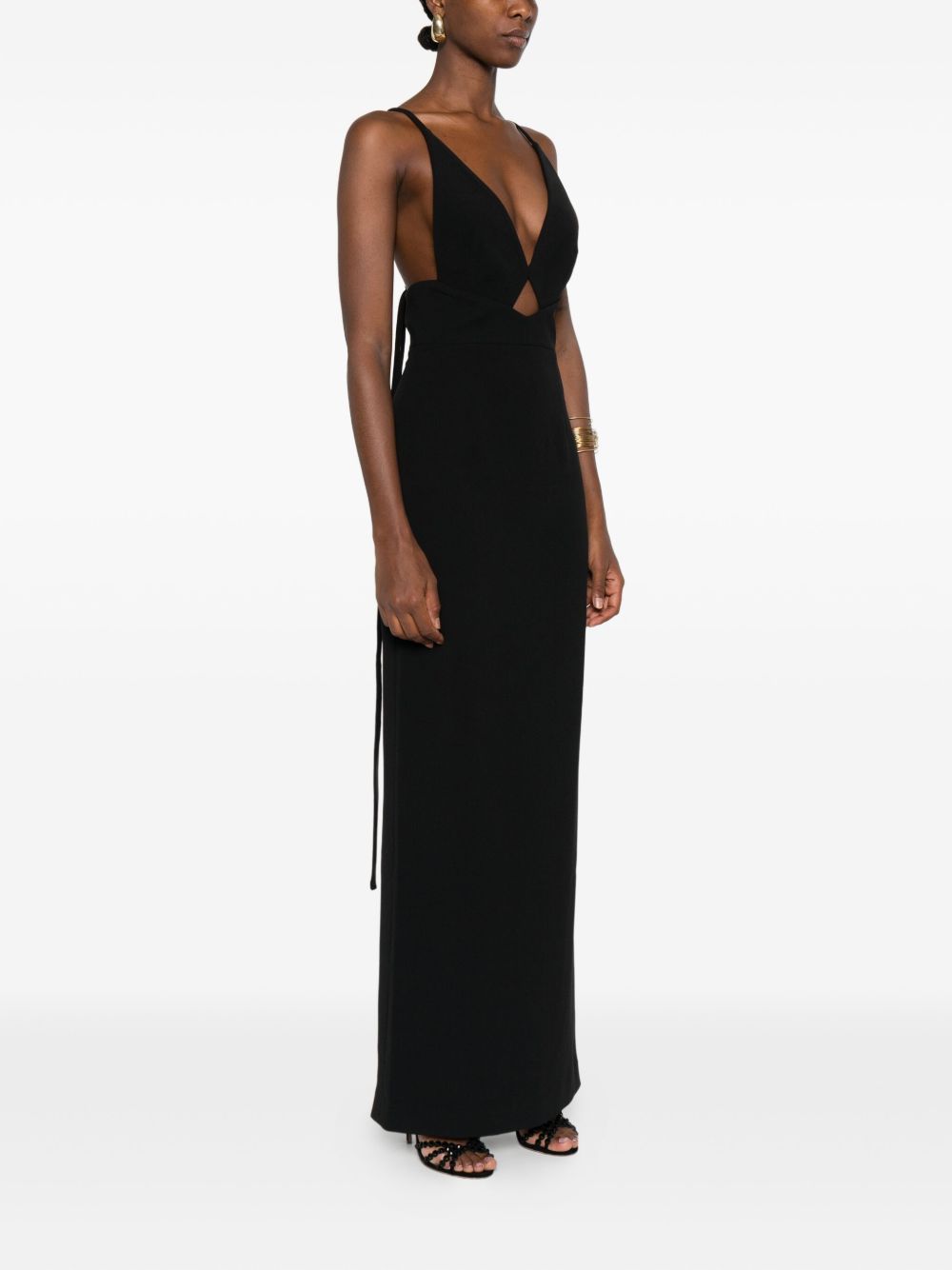 Solace London Dresses Black Polyester