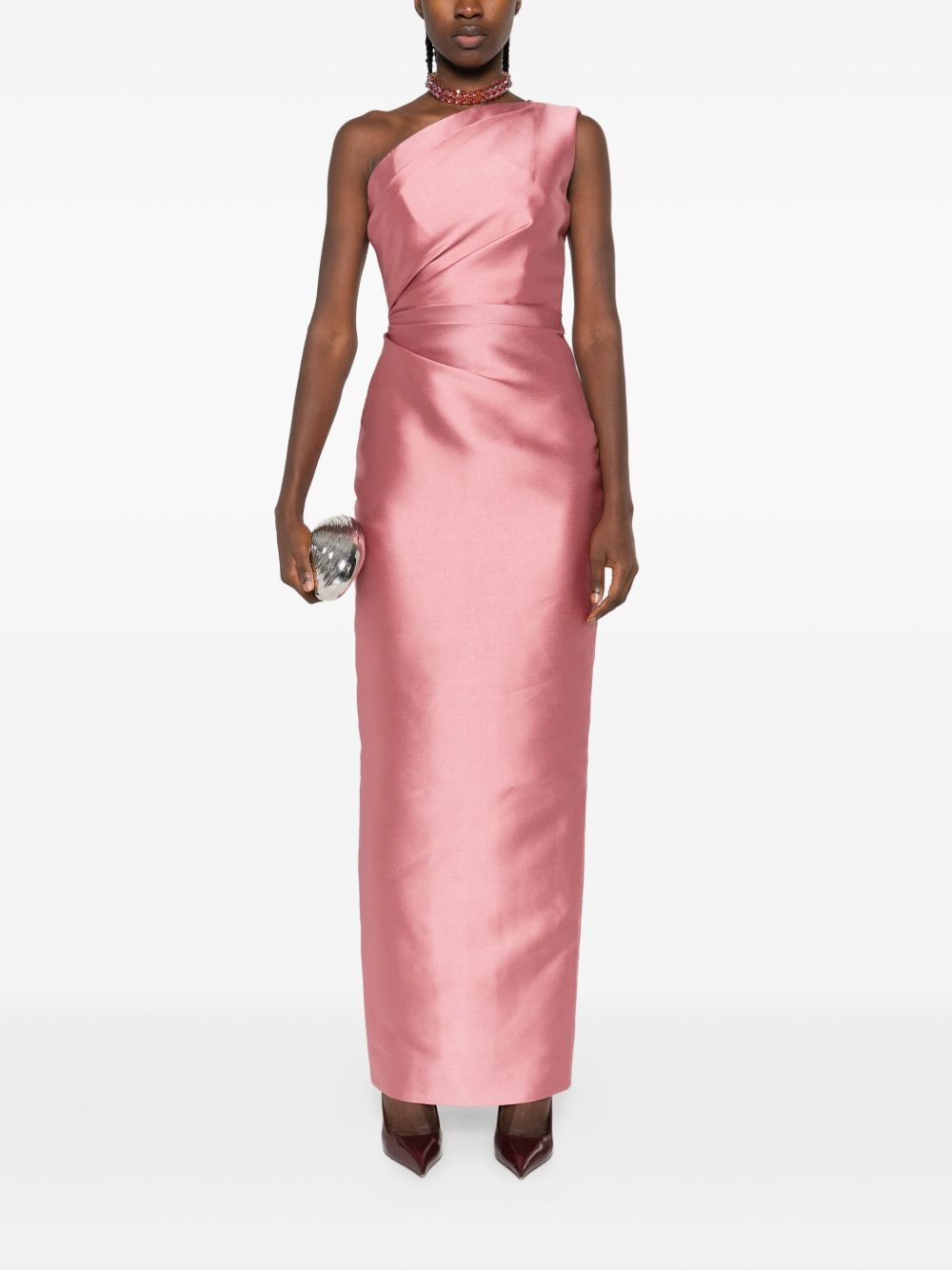 Solace London Dresses Pink Outer: Polyester