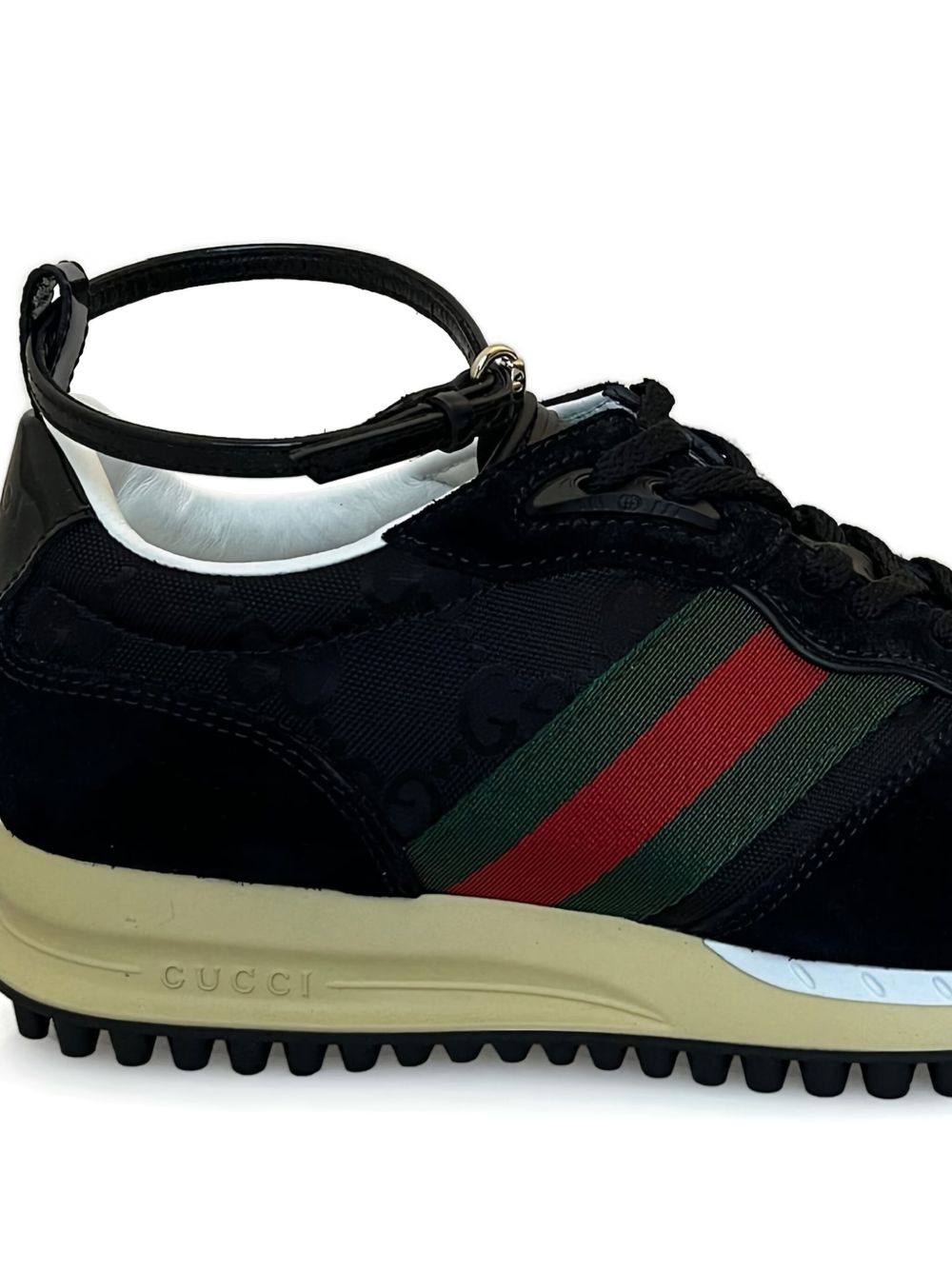 Gucci Sneakers Black "outer: Suede