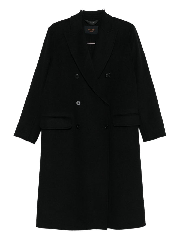 Paltò Coats Black Wool
