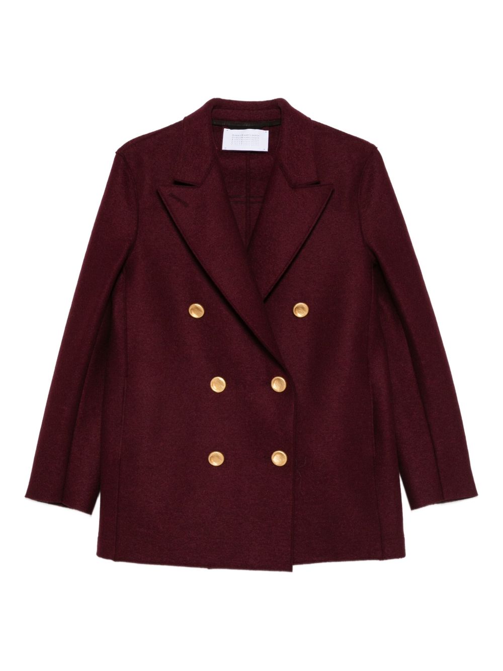 Harris Wharf London Coats Brown Virgin Wool