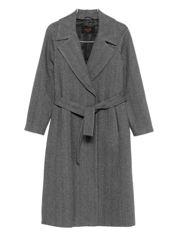 Paltò Coats Grey Wool