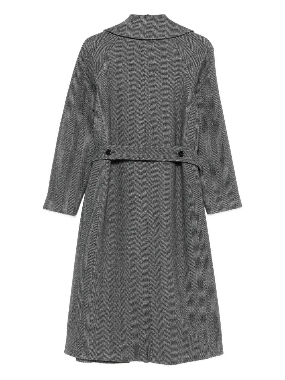 Paltò Coats Grey Wool