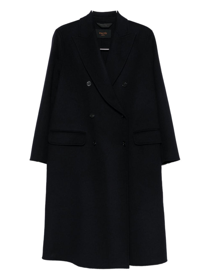 Paltò Coats Blue Wool