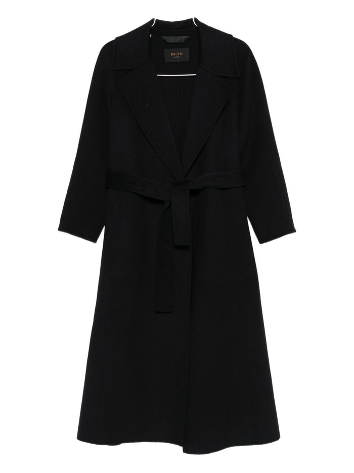 Paltò Coats Black Wool