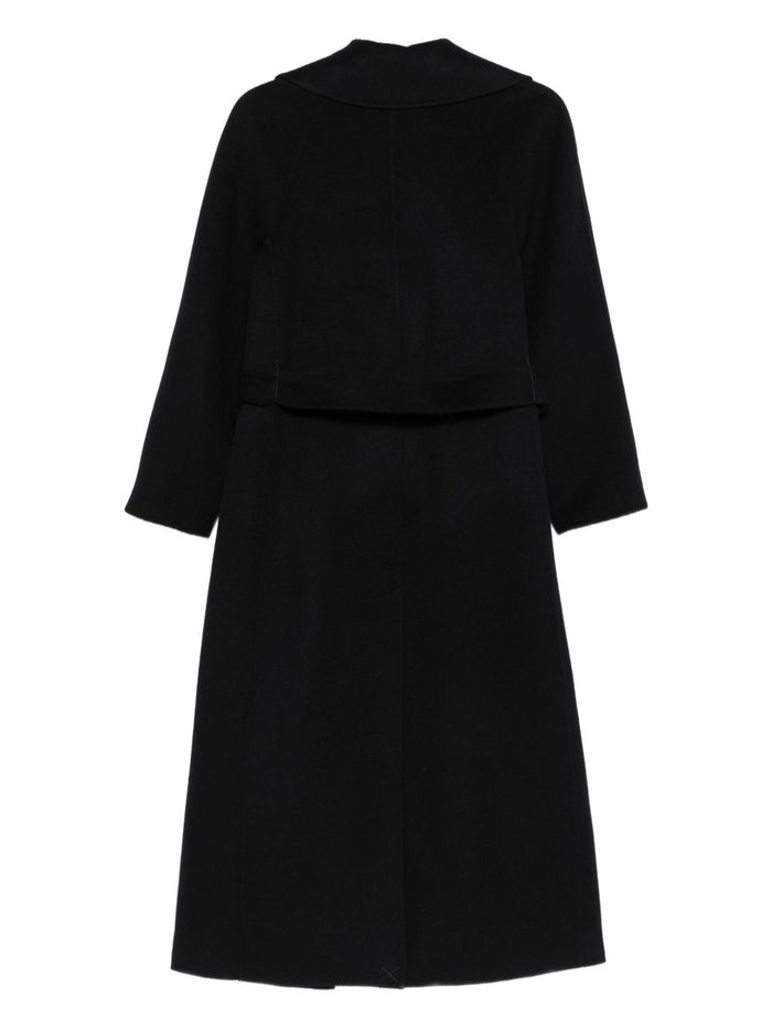 Paltò Coats Black Wool