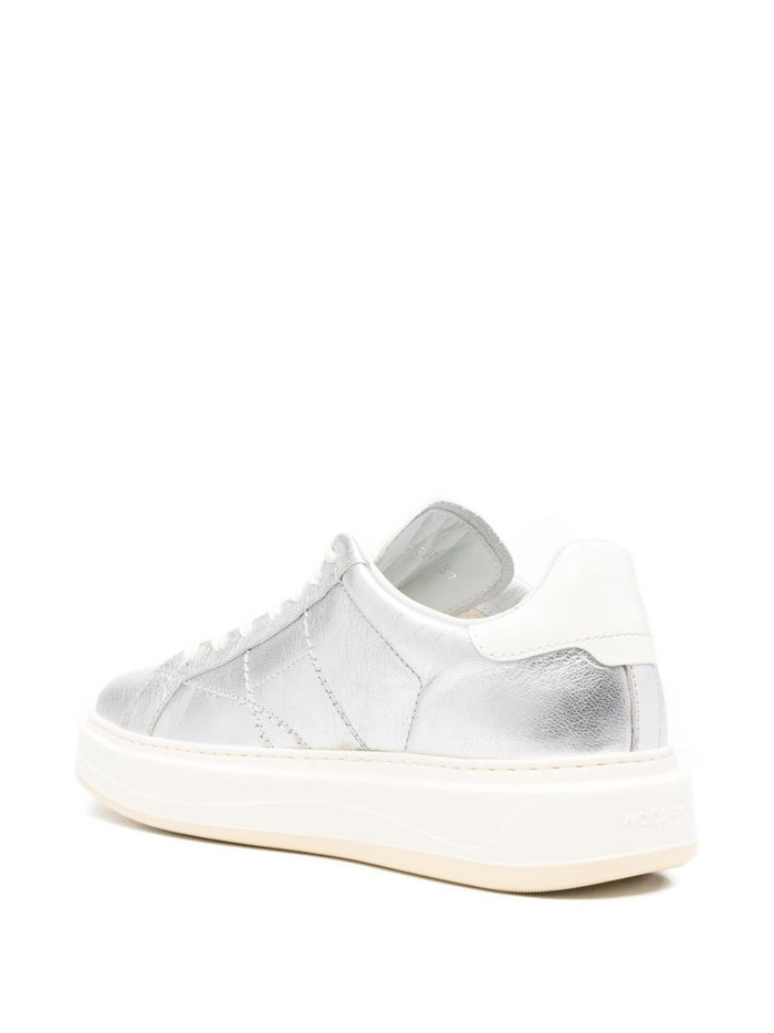 Woolrich Sneakers Silver Fabric