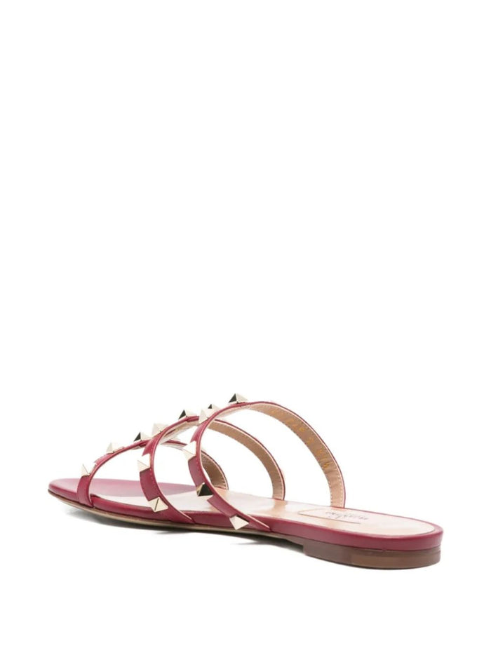 Valentino Garavani Sandals Fuchsia Calf Leather