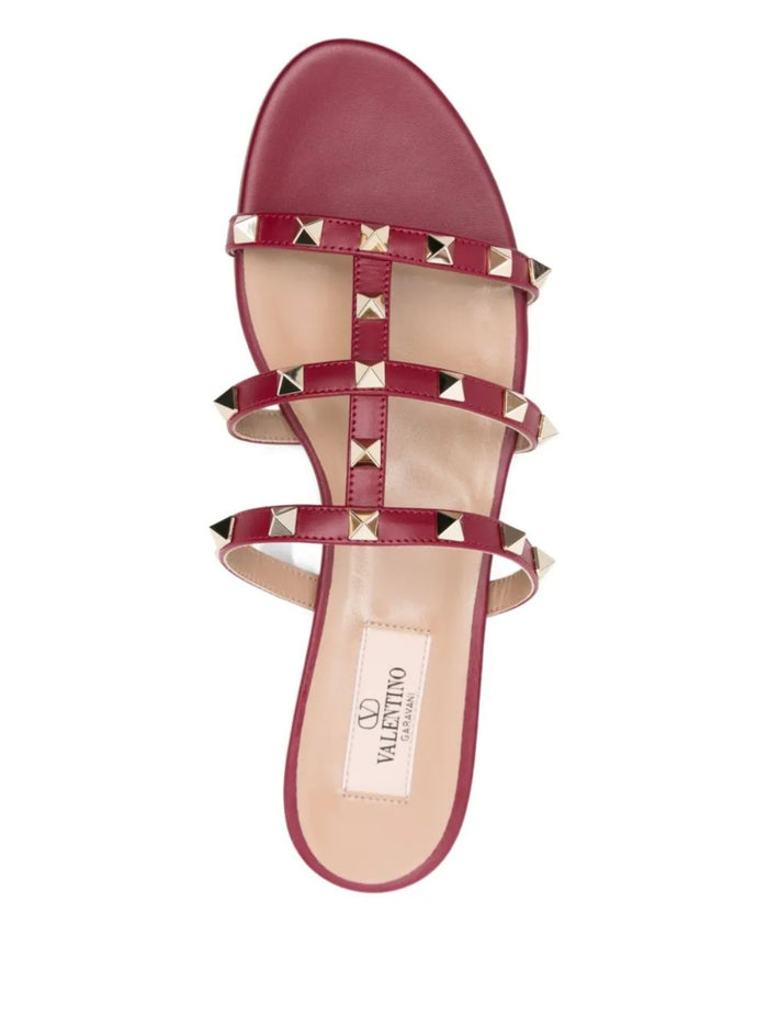 Valentino Garavani Sandals Fuchsia Calf Leather