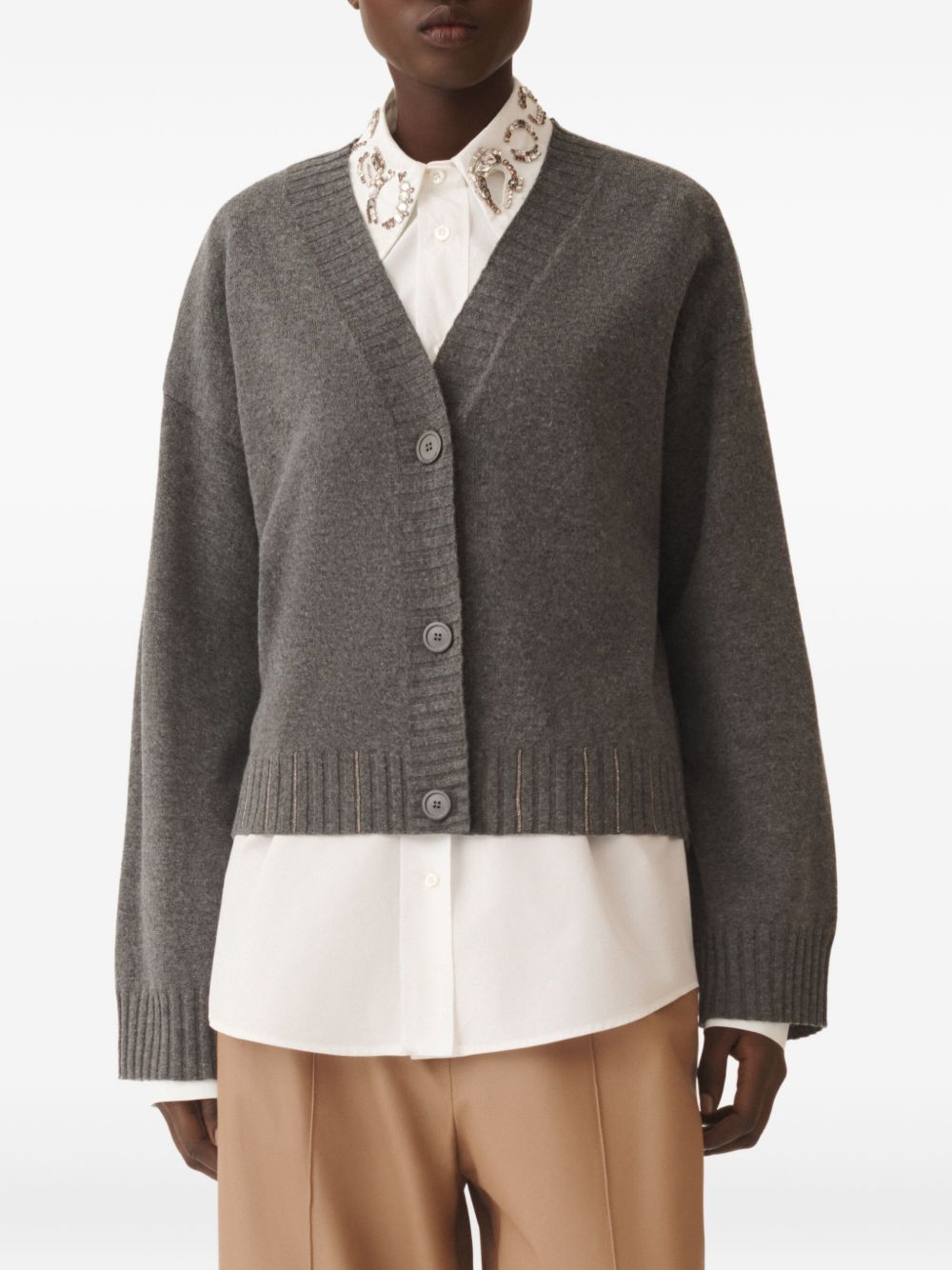 Fabiana Filippi Sweaters Grey Cashmere