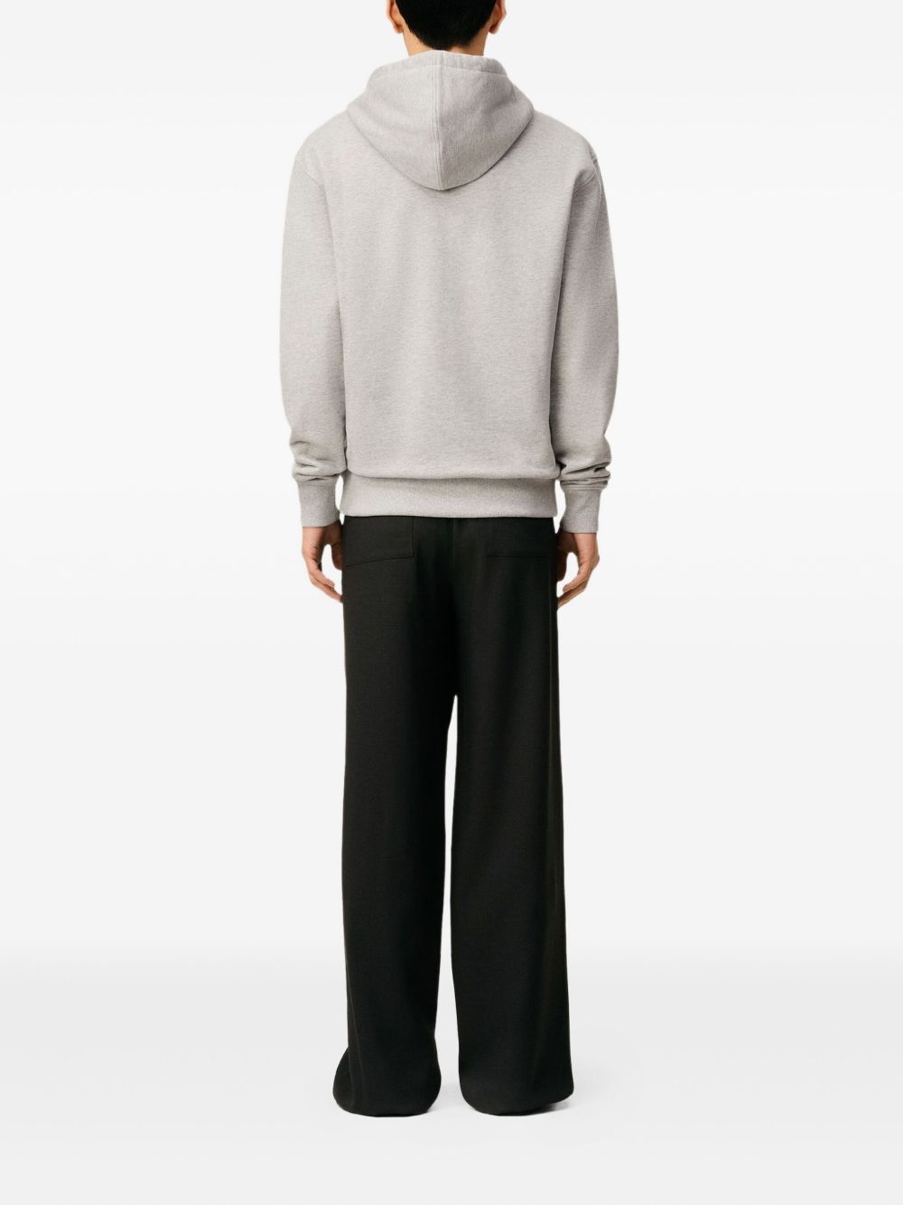 Ami Paris Sweaters Light Grey Cotton