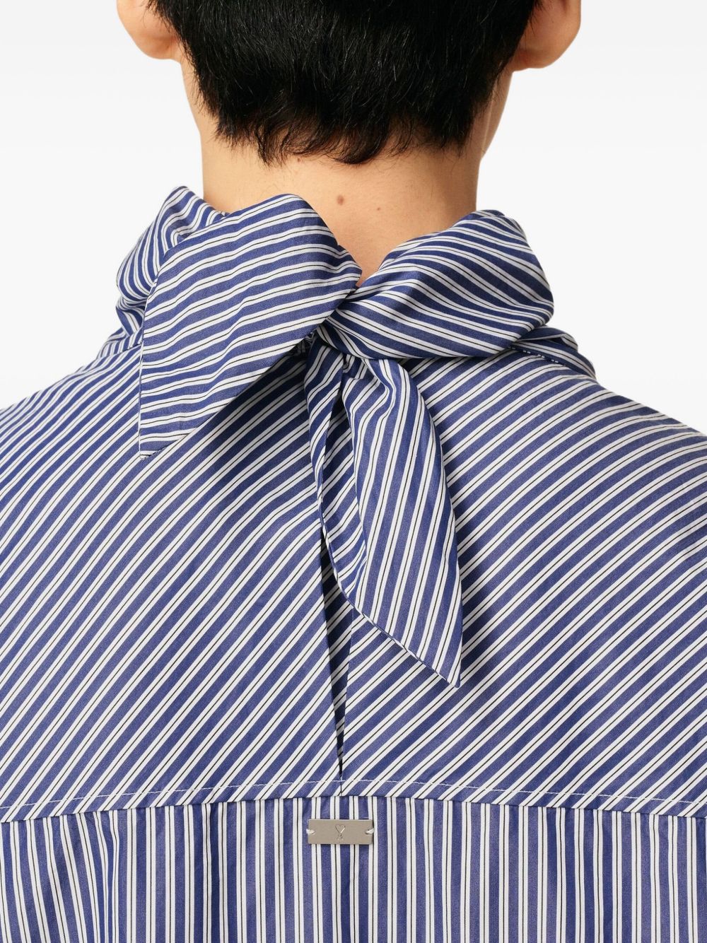 Ami Paris Shirts Clear Blue Cotton