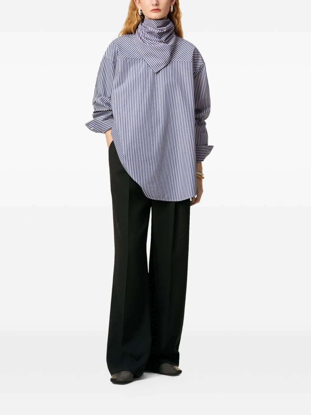 Ami Paris Shirts Clear Blue Cotton