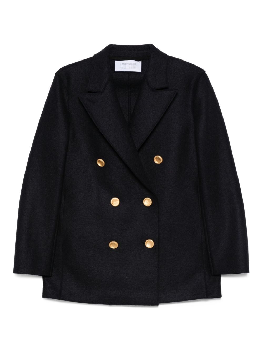 Harris Wharf London Coats Blue Wool