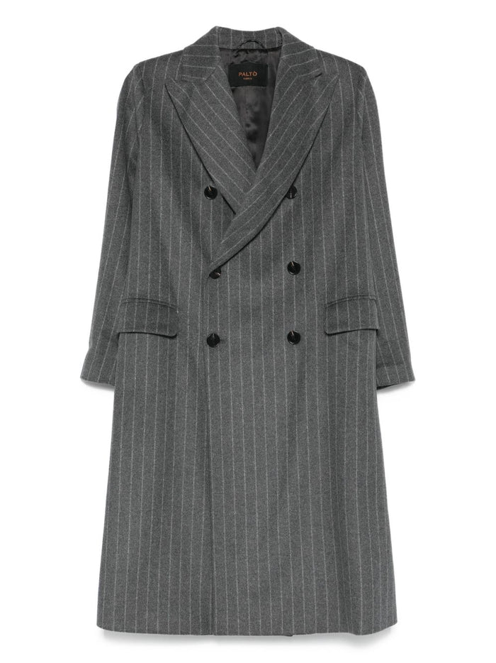 Paltò Coats Grey Fabric